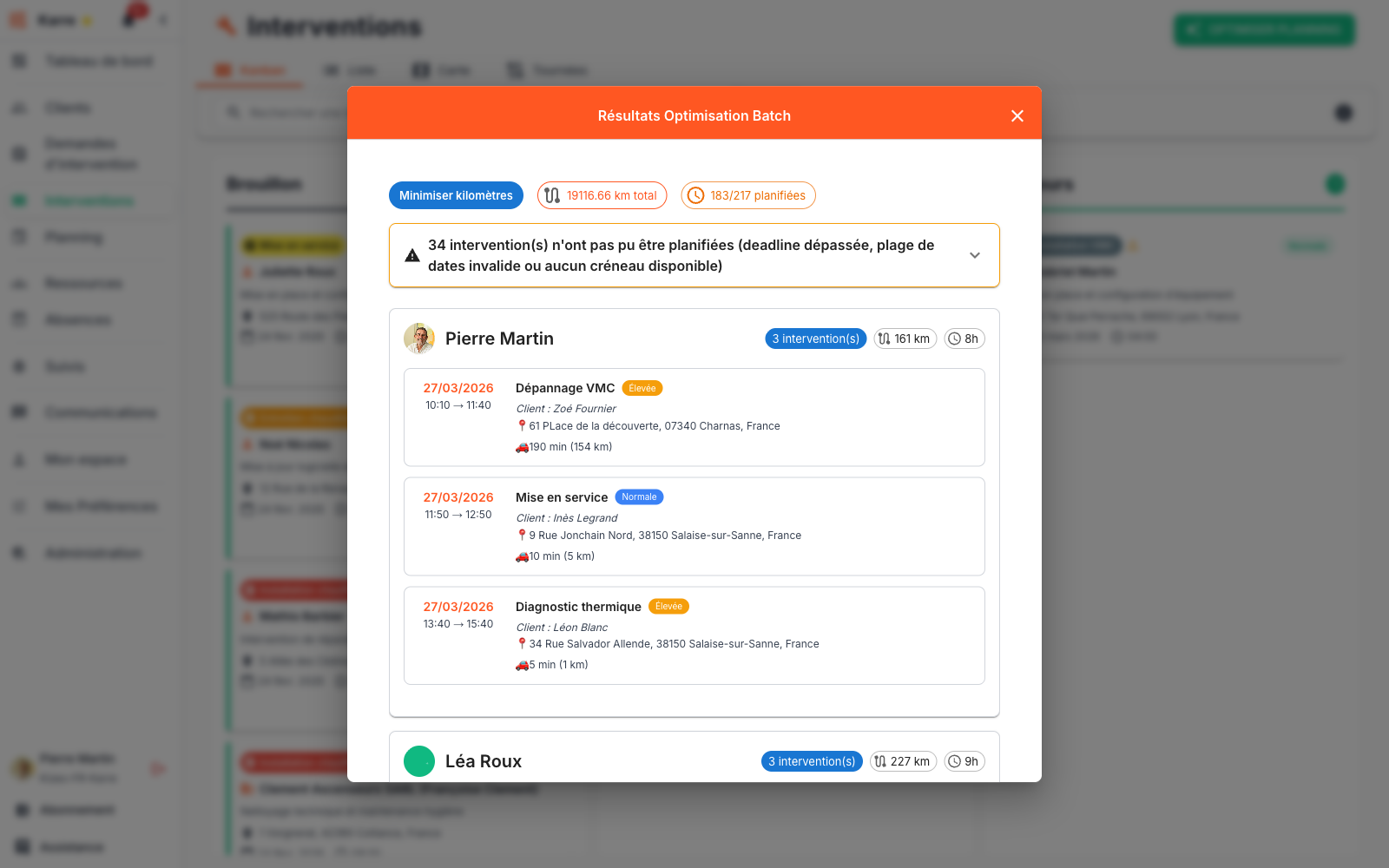 Optimisation des tournées