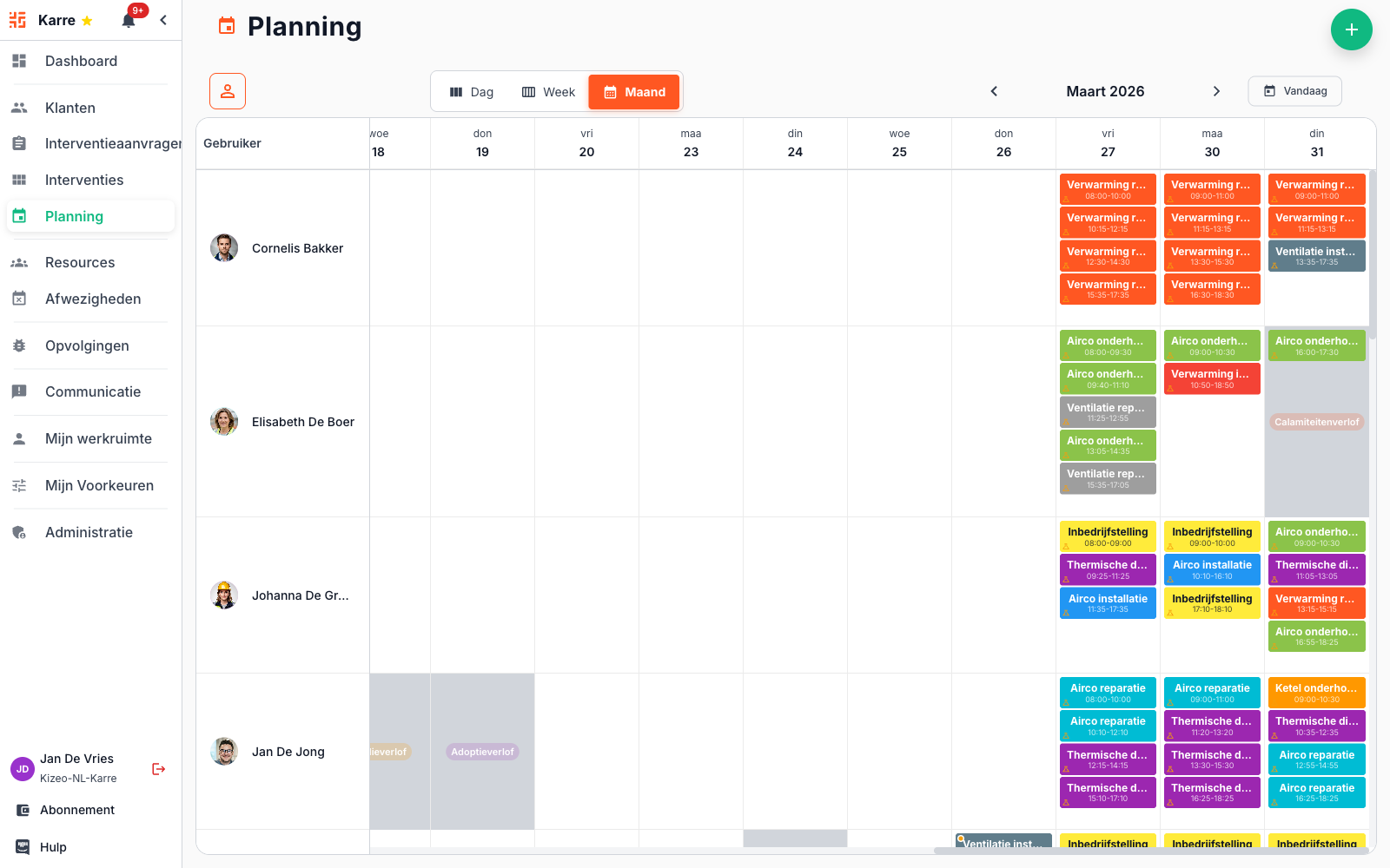 Planning Interface